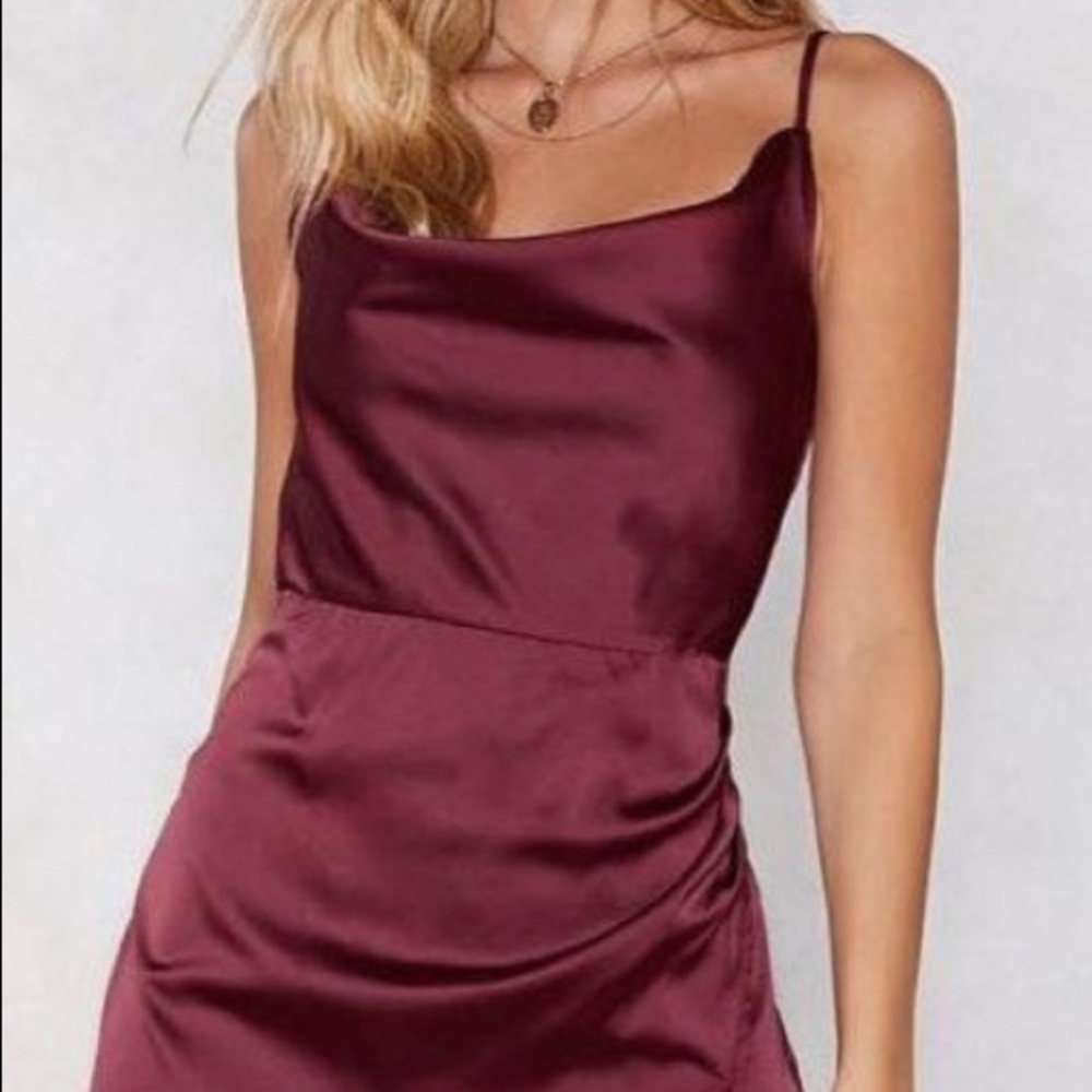 Nasty Gal Satin Dress